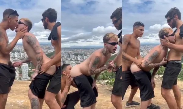 JustTheGays thumbnail for Hariel_XXX – stopping to get fucked and loaded by two dicks at the overlook - amateur gay porn from OnlyFans, MyVidster, GayForFans and more! - Anal, Bareback, Group, Outdoor