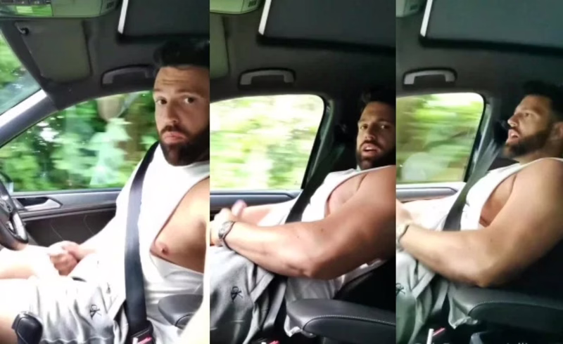 JustTheGays thumbnail for Olliemoore – jerking my dick while testing out the autopilot - amateur gay porn from OnlyFans JustForFans GayForFans - 