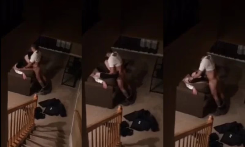 onlytwinks thumbnail for Secretly recording my husband fuck his hookup in the basement