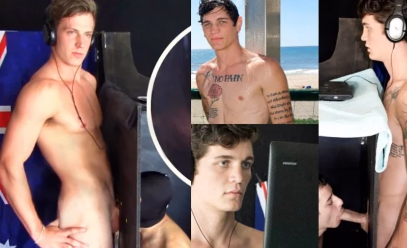 JustTheGays thumbnail for Aussie gets anon head through the gloryhole - amateur gay porn from OnlyFans JustForFans GayForFans - Anonymous, Oral