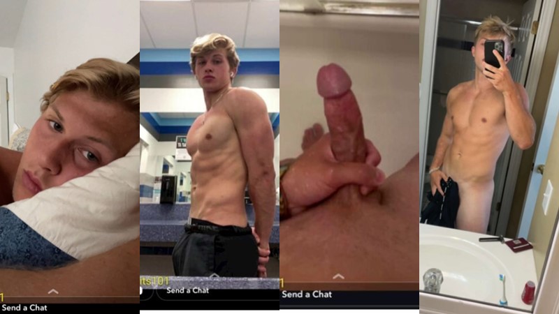 JustTheGays thumbnail for Blond athlete “Tim” – leaked jerk videos - amateur gay porn from OnlyFans, MyVidster, GayForFans and more! - Jerk Off, Solo
