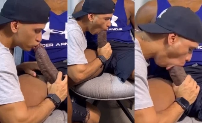 JustTheGays thumbnail for Gorgeous boy sucks a daddy cock so fucking big it barely fits in his mouth - amateur gay porn from OnlyFans JustForFans GayForFans - 