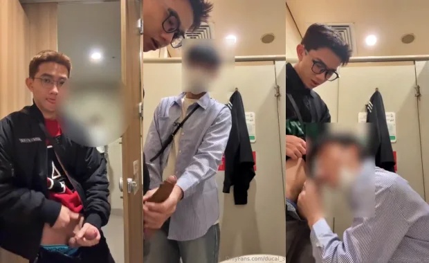 JustTheGays thumbnail for Ducal_39 – random stranger gives me a blowjob in the public toilets - amateur gay porn from OnlyFans, MyVidster, GayForFans and more! - Asian, Oral