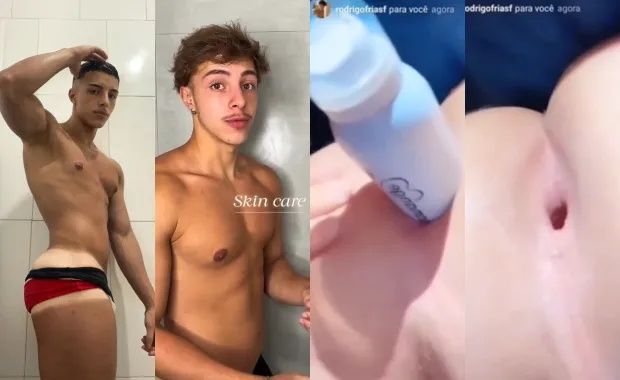 JustTheGays thumbnail for Famous skincare tiktoker RodrigoFriasf shows off his hole and sticks product up his ass - amateur gay porn from OnlyFans, MyVidster, GayForFans and more! - Young & Twink, Solo