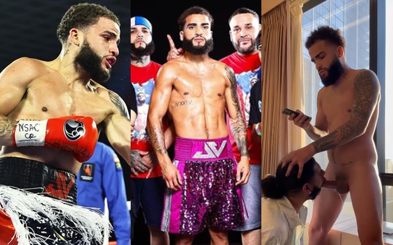 JustTheGays thumbnail for Fighter Josue Vargas gets a very sloppy blowjob - amateur gay porn from OnlyFans, MyVidster, GayForFans and more! - Oral