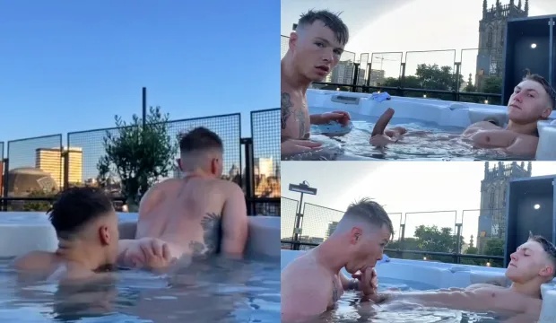 JustTheGays thumbnail for Gay0161 Couple – buff twunks fucking after a hot tub blowjob - amateur gay porn from OnlyFans, MyVidster, GayForFans and more! - Anal, Oral, Young & Twink