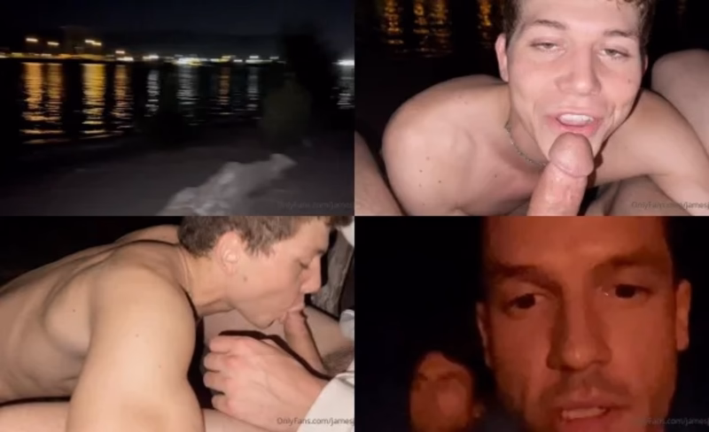JustTheGays thumbnail for James Jacobson – a sloppy drunk twink blowjob - amateur gay porn from OnlyFans JustForFans GayForFans - Oral, Outdoor