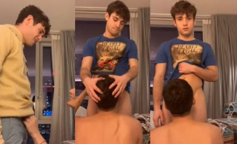 JustTheGays thumbnail for Kayleb Alexander sucks on some young cock - amateur gay porn from OnlyFans JustForFans GayForFans - Oral, Young/Twink