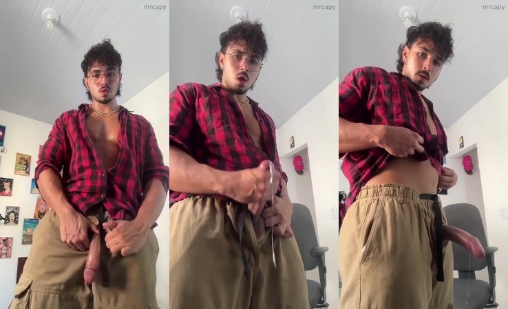 JustTheGays thumbnail for Stroking my dick until I cum – Capy (mrcapy) - amateur gay porn from OnlyFans, MyVidster, GayForFans and more! - Jerk Off, Solo