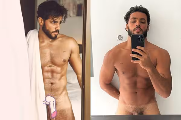 JustTheGays thumbnail for Gabriel Fuentes jerks off his cock and cums - amateur gay porn from OnlyFans JustForFans GayForFans - 