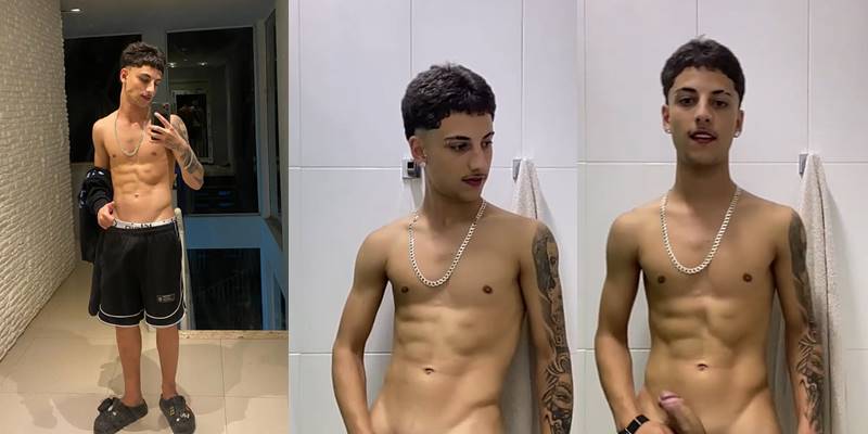 JustTheGays thumbnail for Sexy young latin twink Gabriel Ritelli plays with his cock in the bathroom - amateur gay porn from OnlyFans, MyVidster, GayForFans and more! - Latin, Jerk Off, Young & Twink