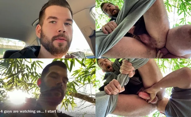 JustTheGays thumbnail for Jmasonfoxxxy – recording my first cruising in the park - amateur gay porn from OnlyFans, MyVidster, GayForFans and more! - Outdoor, Anal