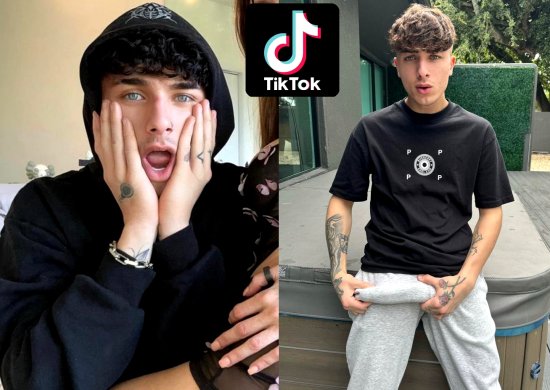 JustTheGays thumbnail for TikToker Ethan – a compilation of him showing off his fat cock - amateur gay porn from OnlyFans, MyVidster, GayForFans and more! - Young & Twink, Big Cock
