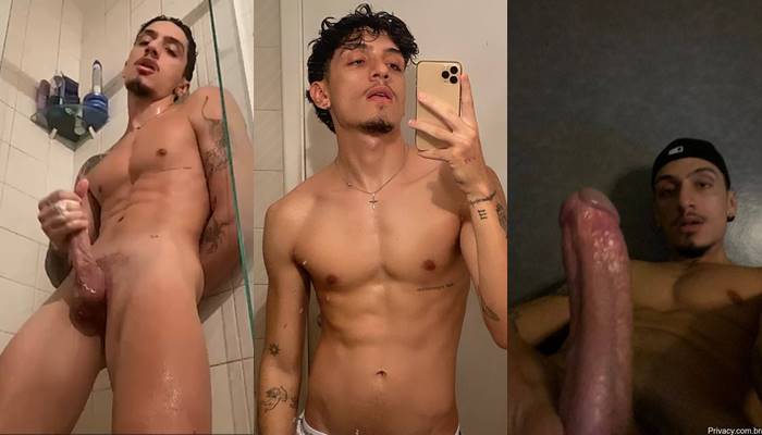JustTheGays thumbnail for TikToker Pedro Del Penho (delpenho) jerks off in the shower - amateur gay porn from OnlyFans, MyVidster, GayForFans and more! - Jerk Off, Shower
