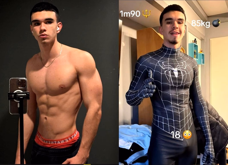 JustTheGays thumbnail for TikToker Raph Pk shows off his hairy hole - amateur gay porn from OnlyFans JustForFans GayForFans - 