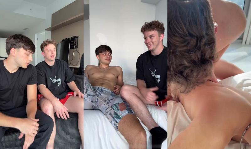 JustTheGays thumbnail for Braden Sherota bottoms for BossmanFuks1 - amateur gay porn from OnlyFans JustForFans GayForFans - 