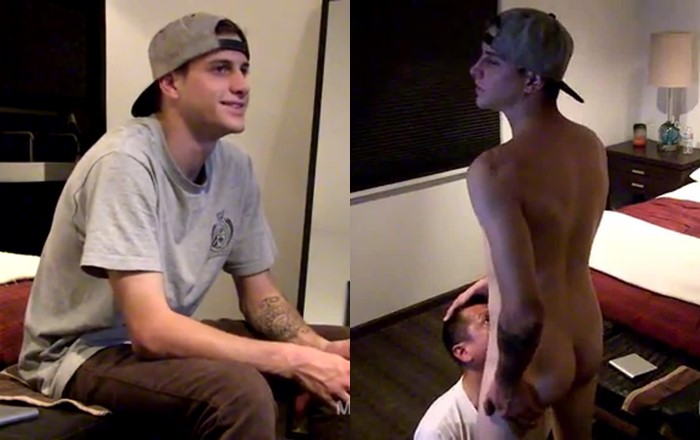 JustTheGays thumbnail for Straight boy gets his big cock sucked for pay - amateur gay porn from OnlyFans, MyVidster, GayForFans and more! - Oral, Young & Twink