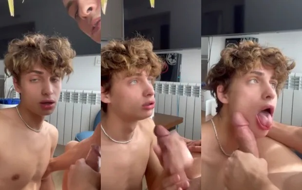 JustTheGays thumbnail for LickiMartinez sucks another cock before swallowing a load - amateur gay porn from OnlyFans, MyVidster, GayForFans and more! - Oral, Young & Twink