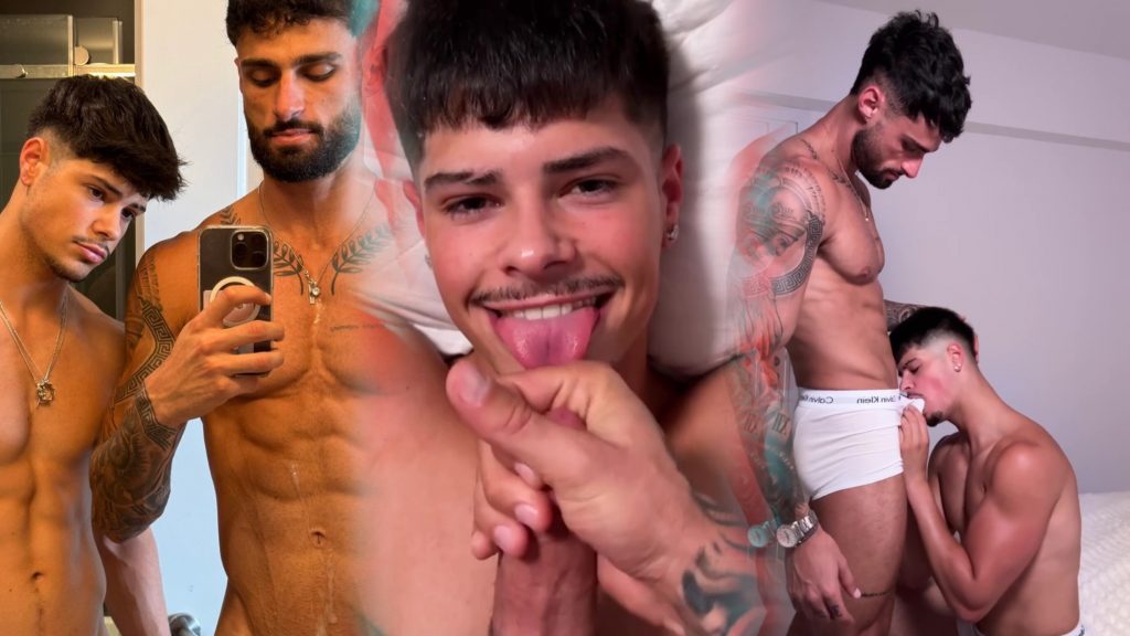 JustTheGays thumbnail for Noah (xxxfornoah) sucks Christopher Yianni (chris_topher413) until he gets a facial - amateur gay porn from OnlyFans, MyVidster, GayForFans and more! - Oral