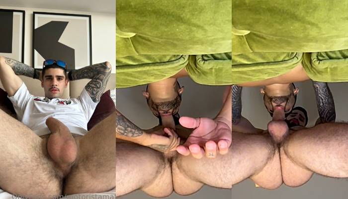 JustTheGays thumbnail for Watch a cock get sucked from above you - amateur gay porn from OnlyFans, MyVidster, GayForFans and more! - POV, Oral