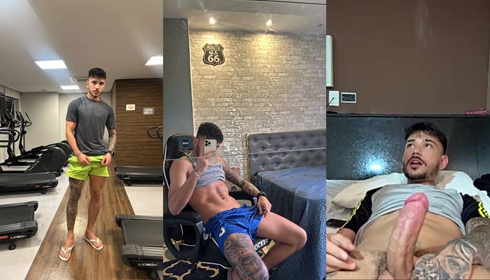 JustTheGays thumbnail for Levy Mattos (mattoslevyy) shows off his veiny cock and gets jerked off - amateur gay porn from OnlyFans, MyVidster, GayForFans and more! - Jerk Off