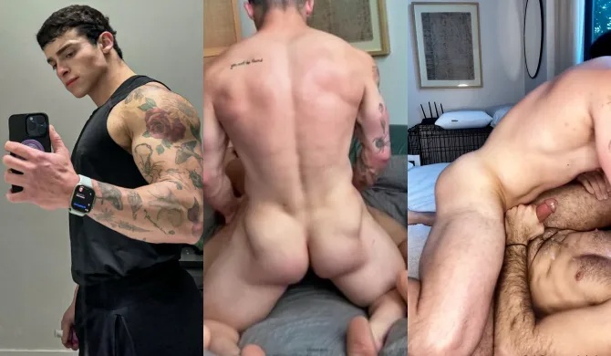 JustTheGays thumbnail for Tyler Iacona fucks his hairy bottom - amateur gay porn from OnlyFans, MyVidster, GayForFans and more! - Anal, Muscle
