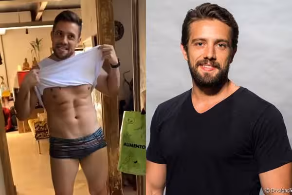 JustTheGays thumbnail for Very quick clip of Rafael Cardoso jerking his cock - amateur gay porn from OnlyFans JustForFans GayForFans - 