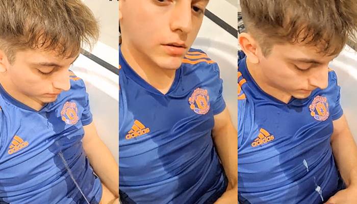 JustTheGays thumbnail for Young guy pisses on himself before he cums - amateur gay porn from OnlyFans, MyVidster, GayForFans and more! - Jerk Off, Young & Twink