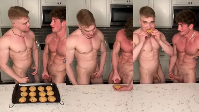 JustTheGays thumbnail for Brandtsboys – adding our cum to the cookie batter - amateur gay porn from OnlyFans, MyVidster, GayForFans and more! - Jerk Off, Muscle, Young & Twink