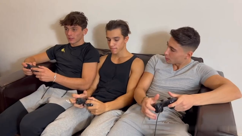 JustTheGays thumbnail for Kevin Guastella (hotkev) gets fucked by Samuele Cunto (sexysamu) and Ivan.ilterribile - amateur gay porn from OnlyFans JustForFans GayForFans - 