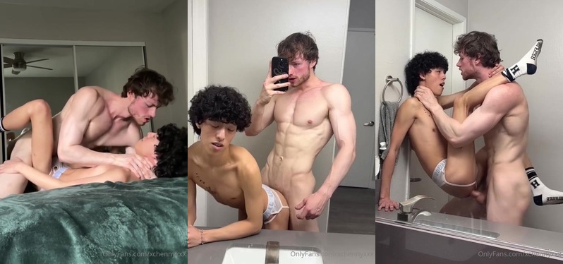JustTheGays thumbnail for Ripped stud Timothy Champagne fucks tiny Asian boy Chenny (XchennyXXX) - amateur gay porn from OnlyFans, MyVidster, GayForFans and more! - Anal, Asian, Bareback, Muscle, Size Kink, Young & Twink