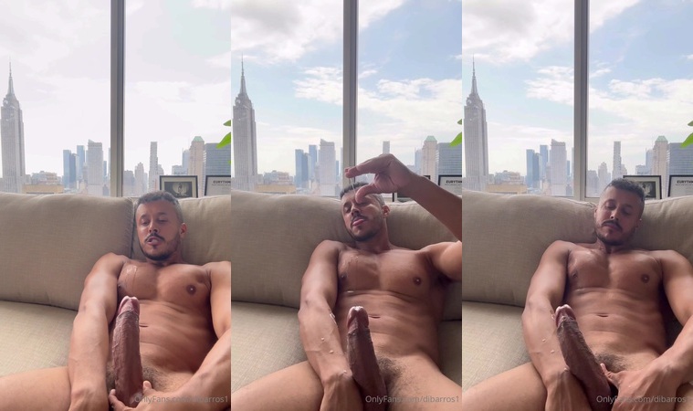 JustTheGays thumbnail for Diego Barros (dibarros1) – jerking off with a view of the Empire State Building - amateur gay porn from OnlyFans, MyVidster, GayForFans and more! - Latin, Jerk Off, Muscle, Solo