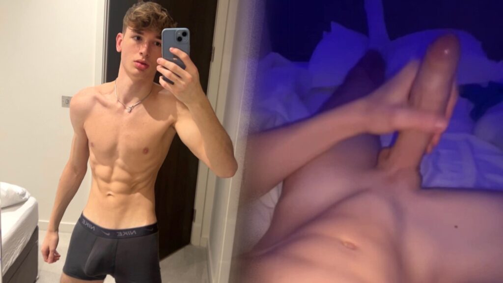 JustTheGays thumbnail for Hung 18 year old college student Kai Woods jerks off and cums on his abs - amateur gay porn from OnlyFans, MyVidster, GayForFans and more! - Jerk Off, Young & Twink, Solo, Big Cock