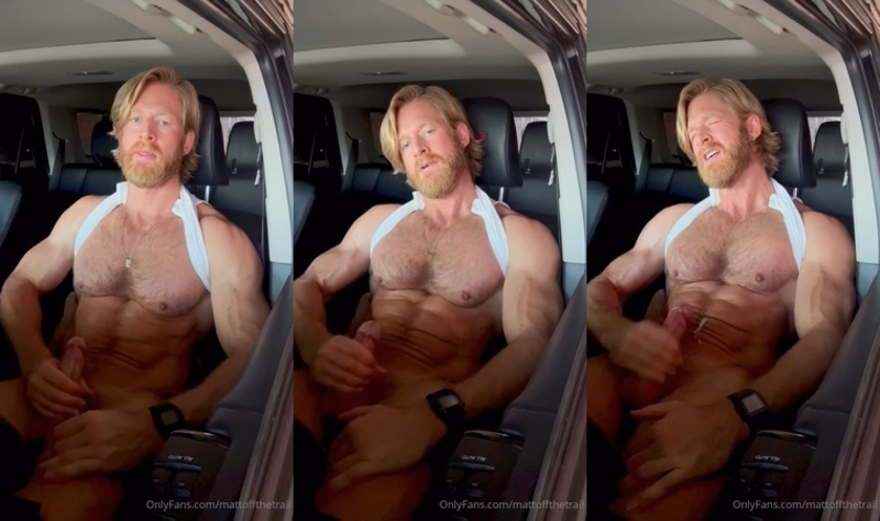 OnlyGays thumbnail for Jerking off in my car and shooting a load over my muscular body – Matthew Dubbe (mattoffthetrail) - amateur gay porn from OnlyFans JustForFans GayForFans - Solo, Jerk Off, Muscle
