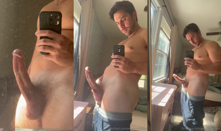 JustTheGays thumbnail for Peter Excalibur (peterexcalibur) – Stroking my rock hard cock and shooting a big load - amateur gay porn from OnlyFans, MyVidster, GayForFans and more! - Jerk Off, Big Cock, Solo