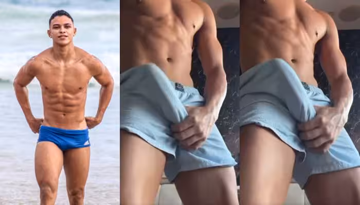 onlytwinks thumbnail for Bernardo Salles teases you with his hard cock – a clip