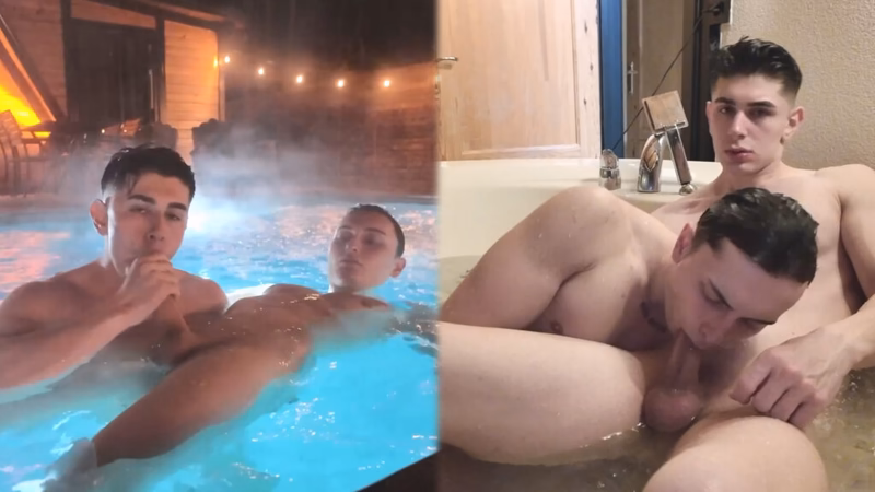 onlytwinks thumbnail for Blowjobs with the boyfriend in the pool and bath – ArthurrTwunk