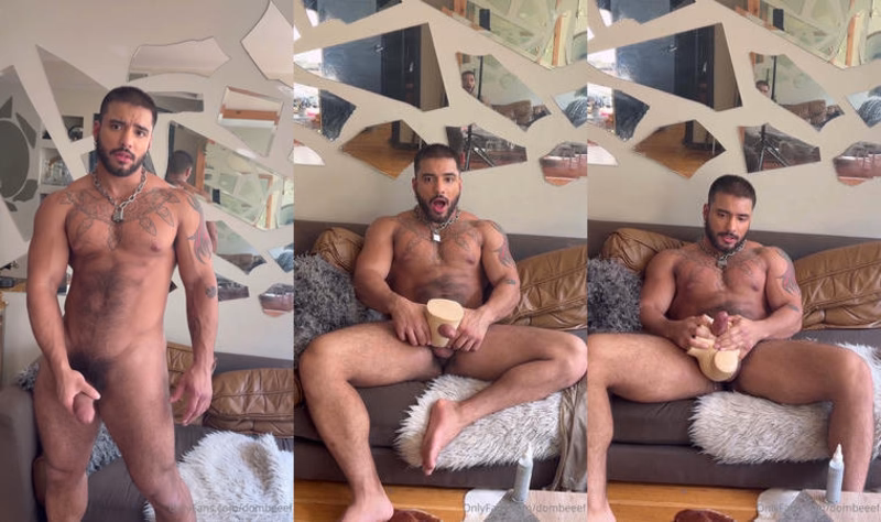 JustTheGays thumbnail for David Christian (Dombeeef) – Fucking my toy and making myself cum hard - amateur gay porn from OnlyFans, MyVidster, GayForFans and more! - Solo, Latin, Toys, Muscle, Jerk Off