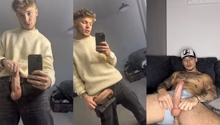 JustTheGays thumbnail for Ink3dlad – a jerk compilation - amateur gay porn from OnlyFans, MyVidster, GayForFans and more! - Jerk Off, Solo, Young & Twink