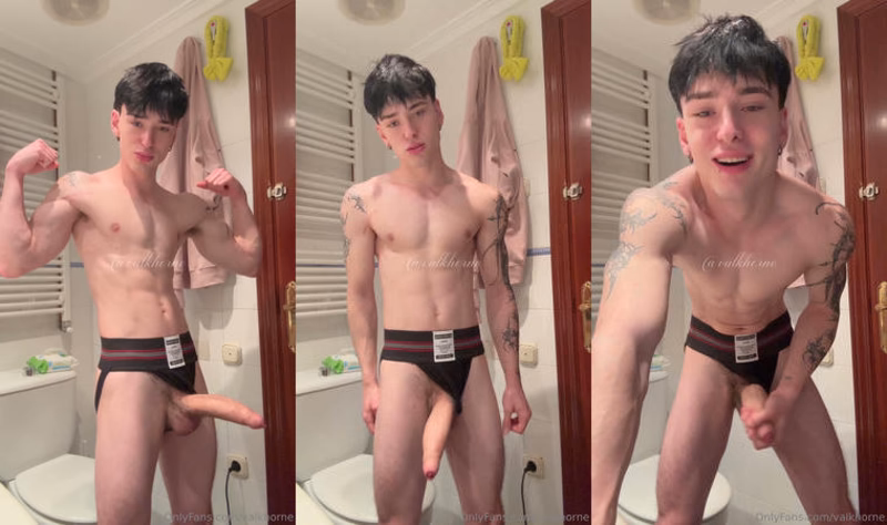 JustTheGays thumbnail for Stroking my big cock while wearing my jockstrap – Valk (valkhorne) - amateur gay porn from OnlyFans, MyVidster, GayForFans and more! - Big Cock, Solo, Young & Twink