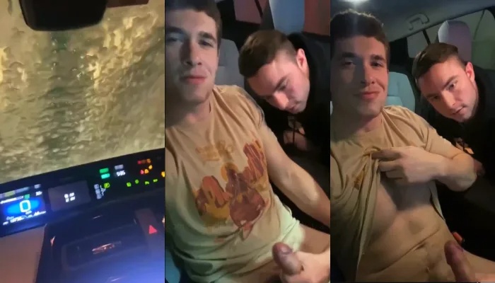 JustTheGays thumbnail for Jerking together in the car wash - amateur gay porn from OnlyFans, MyVidster, GayForFans and more! - 