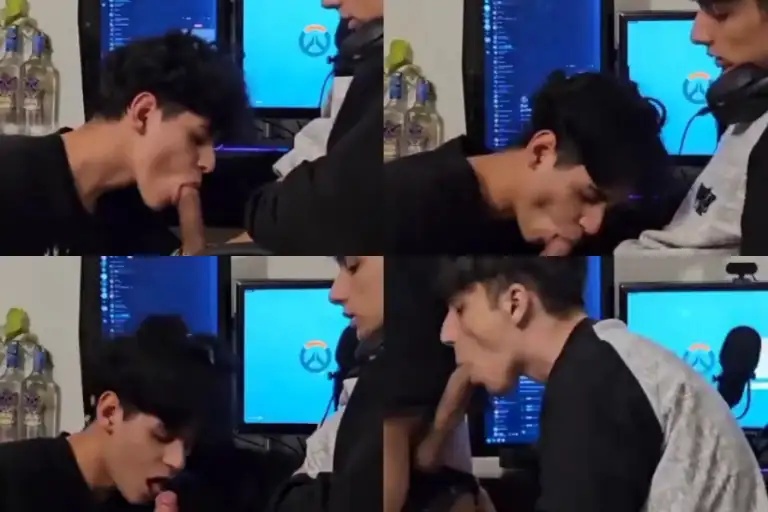 JustTheGays thumbnail for Twink sucks his friend while he games - amateur gay porn from OnlyFans, MyVidster, GayForFans and more! - Oral, Young & Twink