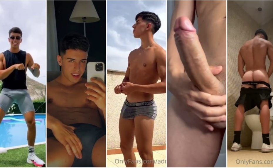 JustTheGays thumbnail for Adrianlopezt7 / adrianlt7 – a compilation - amateur gay porn from OnlyFans, MyVidster, GayForFans and more! - Young & Twink, Solo, Latin, Jerk Off