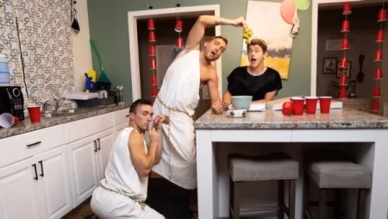 onlytwinks thumbnail for Greek Freaks – Joey Mills, Joey Dane, Mika Ayden fuck eachother