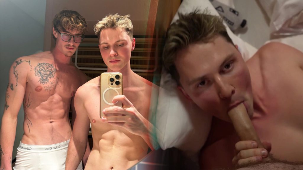 JustTheGays thumbnail for Louraint gets a blowjob from Czechgaytwins - amateur gay porn from OnlyFans, MyVidster, GayForFans and more! - Muscle, Oral, Young & Twink