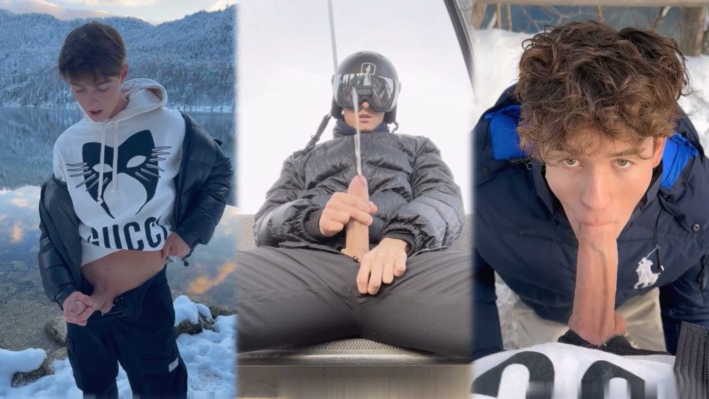 JustTheGays thumbnail for Sven jerks off on the ski lift and by the lake – ski day double cumshot – Svandylove - amateur gay porn from OnlyFans, MyVidster, GayForFans and more! - Jerk Off, Outdoor, Young & Twink
