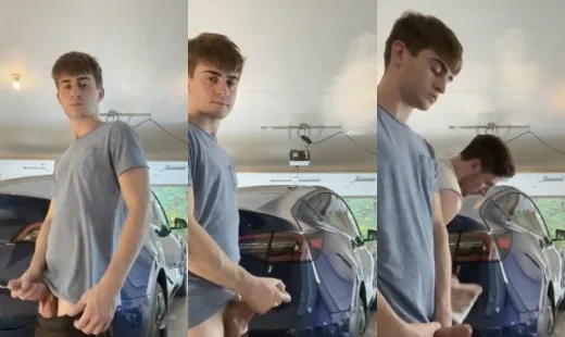 JustTheGays thumbnail for A quick jerk while bro cleans the car - amateur gay porn from OnlyFans, MyVidster, GayForFans and more! - Jerk Off, Solo, Young & Twink