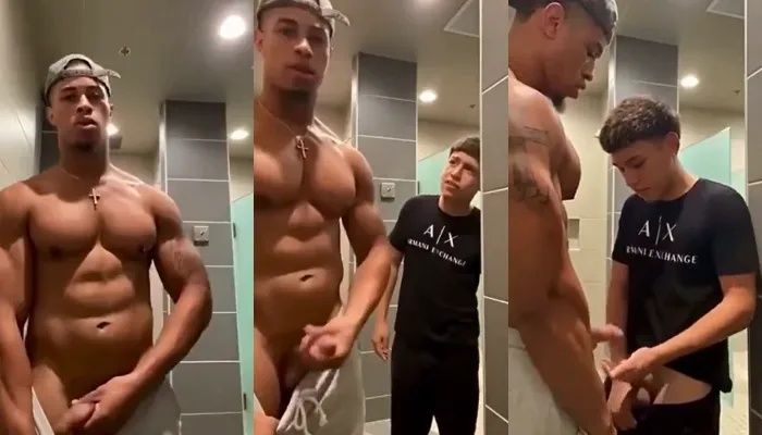JustTheGays thumbnail for Jerking together in the bathroom - amateur gay porn from OnlyFans, MyVidster, GayForFans and more! - Jerk Off, Muscle, Size Kink, Young & Twink