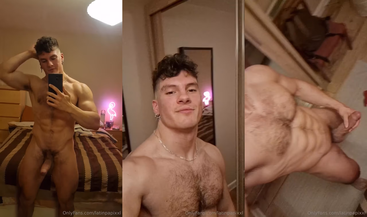 onlytwinks thumbnail for LatinPapixxl jerks off while he shows off his body