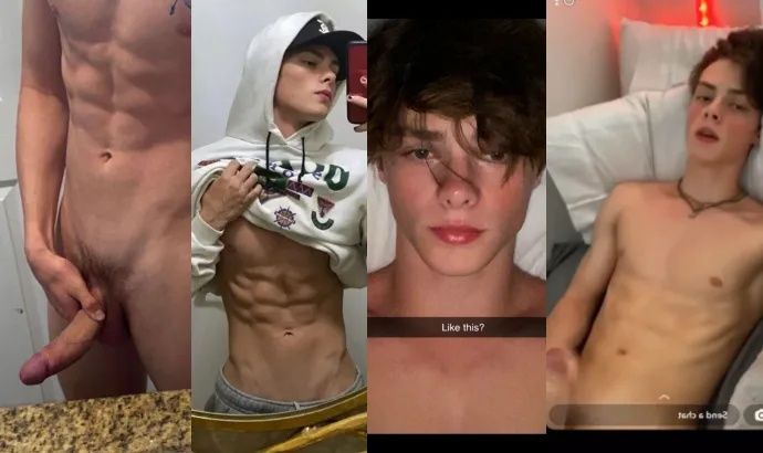 JustTheGays thumbnail for Snapchat heartthrob’s jerk compilation - amateur gay porn from OnlyFans, MyVidster, GayForFans and more! - Jerk Off, Solo, Young & Twink